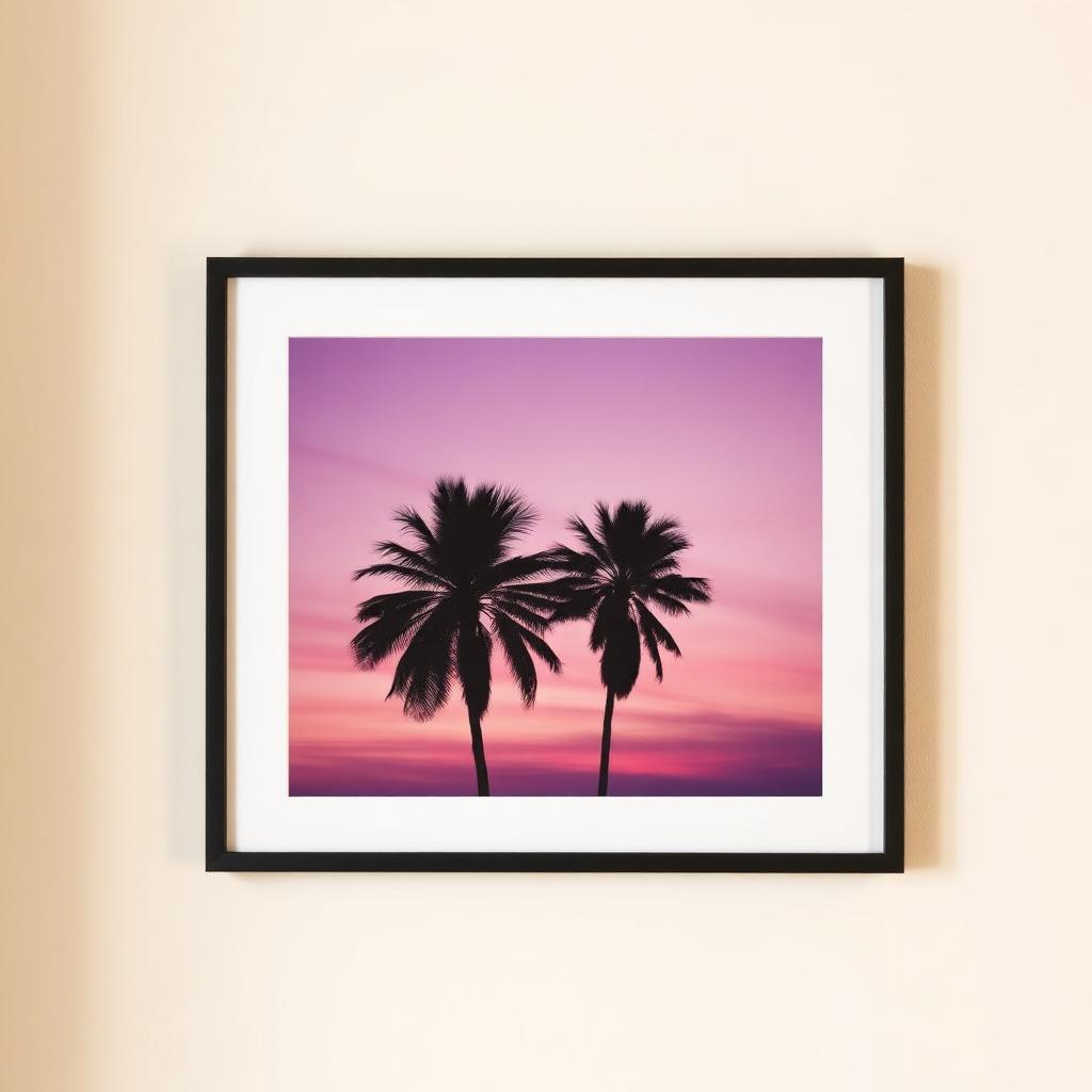 Twin Palms Print